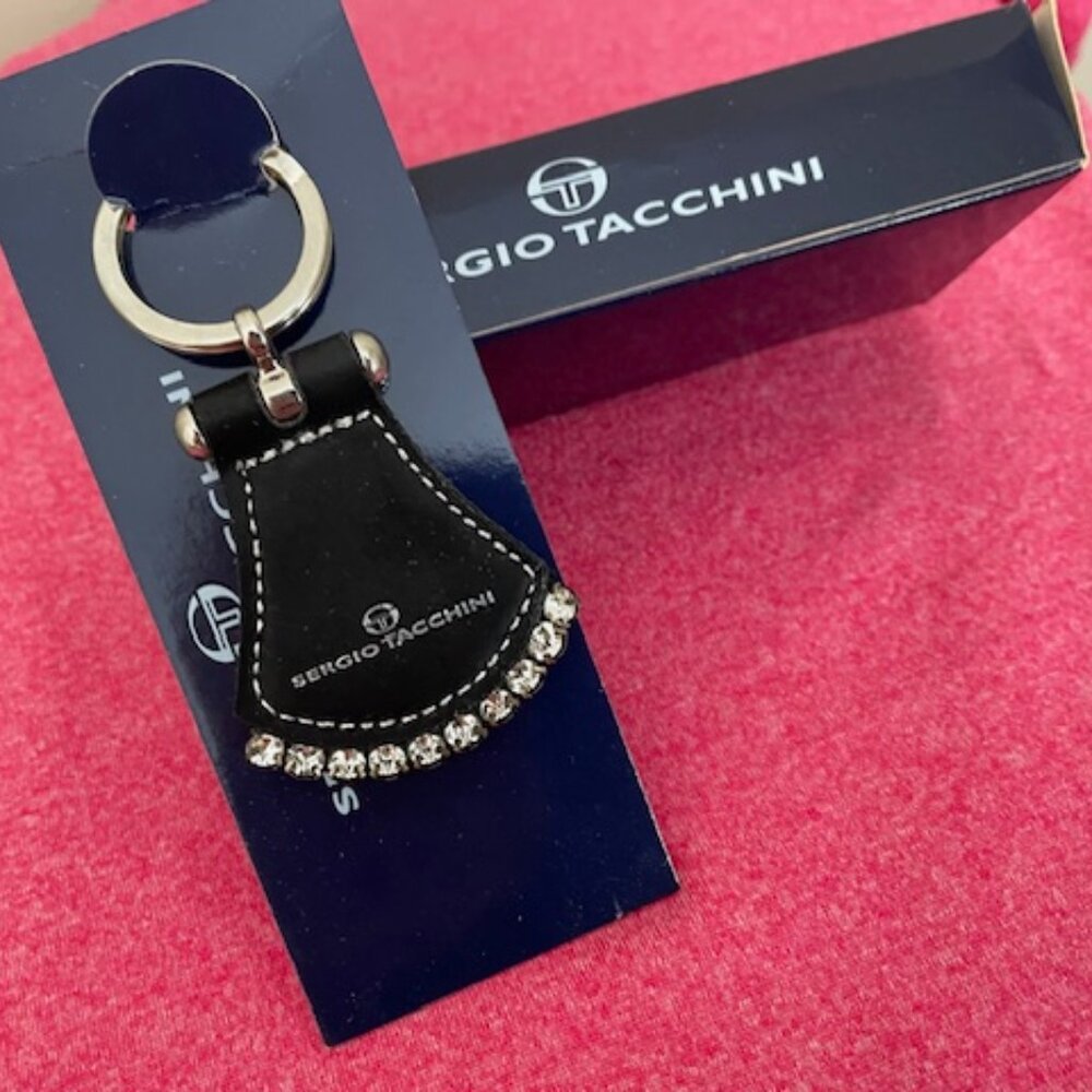 Sergio Tacchini Leather Key Chain  - VTG – NWT  - collector’s item